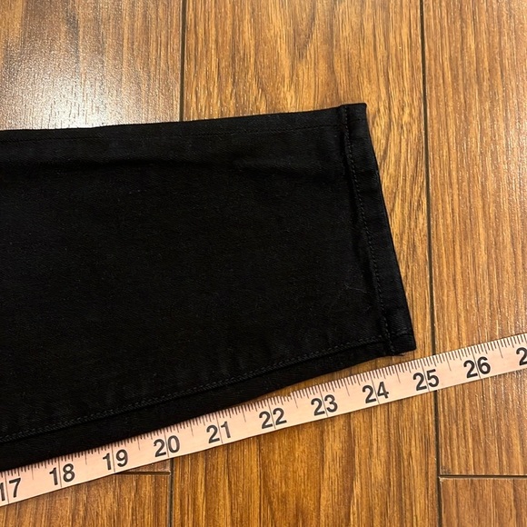 Frame Ali High Rise Cigarette Black Noir Jeans - Picture 11 of 16